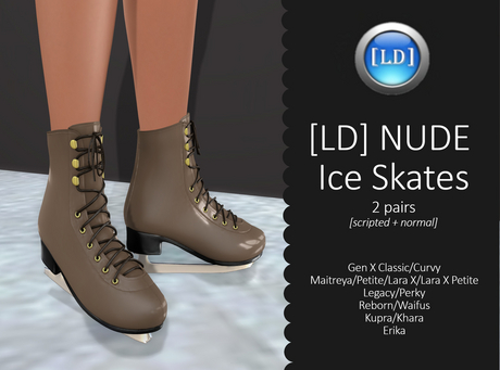 Second Life Marketplace - [LD] NUDE Ice Skates